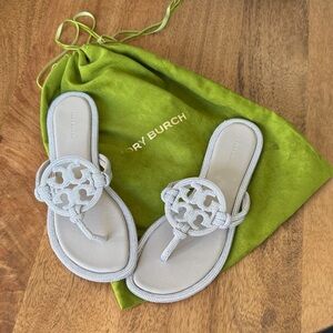 Tory Burch Light Gray Sandals